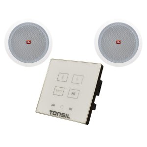 Głośniki sufitowe JBL Stage + Odtwarzacz ścienny Tonsil WS-35B USB Bluetooth
