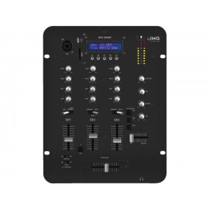 IMG STAGELINE MPX-30DMP - Mikser stereo dla DJ, z wbudowanym odtwarzaczem MP3