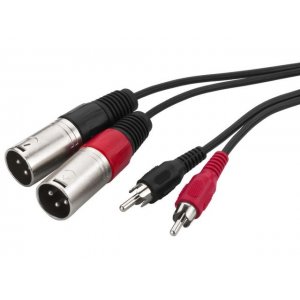 MONACOR MCA-127P - Kabel połączeniowy audio, 1m