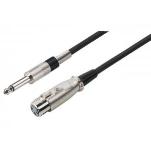 MONACOR MMC-300/SW - Kabel mikrofonowy, 3m