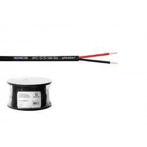 MONACOR SPC-515/SW-EU - Elastyczny kabel głośnikowy, produkowany w UE, 2 x 1.5mm<sup>2</sup>, 100m
