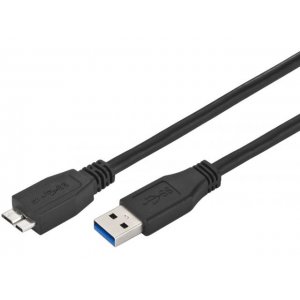MONACOR USB-301MICRO - Kabel połączeniowy USB 3.0, 1m
