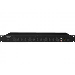 MONACOR VMX-440/SW - 4-kanałowy mikser mikrofonowo/liniowy